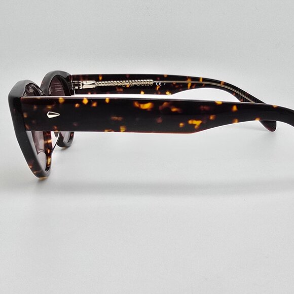 Rag & Bone RNB1012/S Dark Havana Frame Brown Gradient Flat Lens Sunglasses 49mm main image 4